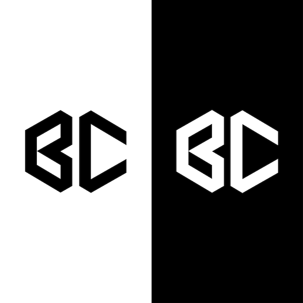 Logo Bc Initiales, Logo Monogramme Fort