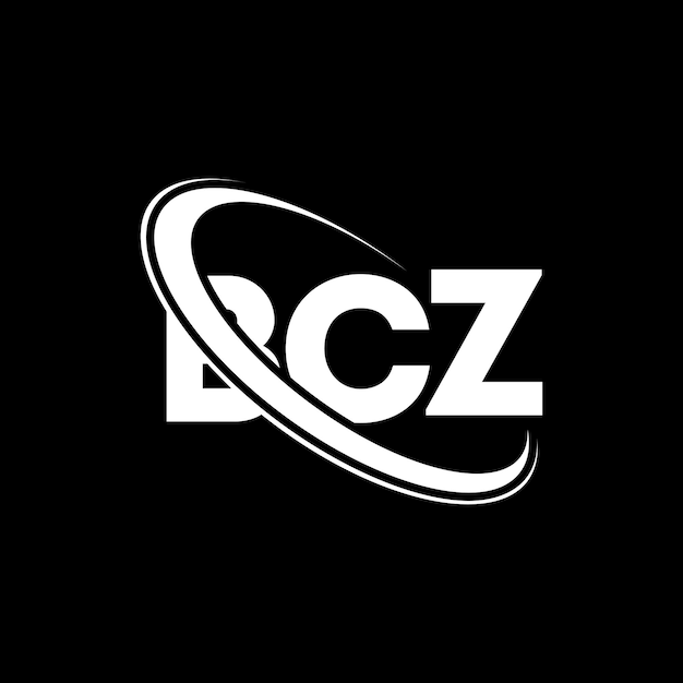 Vecteur le logo bcz, la lettre bcz, les initiales, le logo bcz lié au cercle et au monogramme en majuscules, le logo de la typographie bcz pour les entreprises technologiques et la marque immobilière.