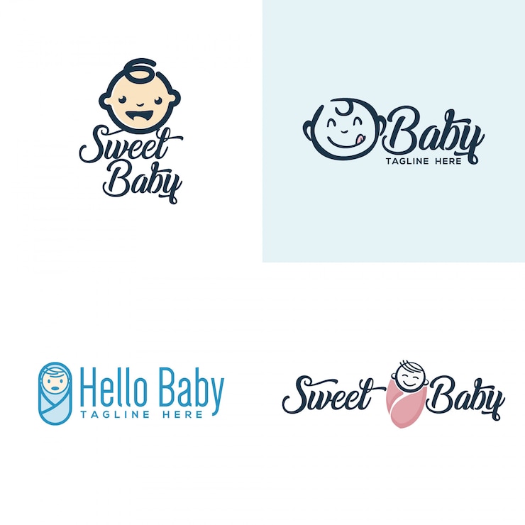 Vecteur logo de bébé