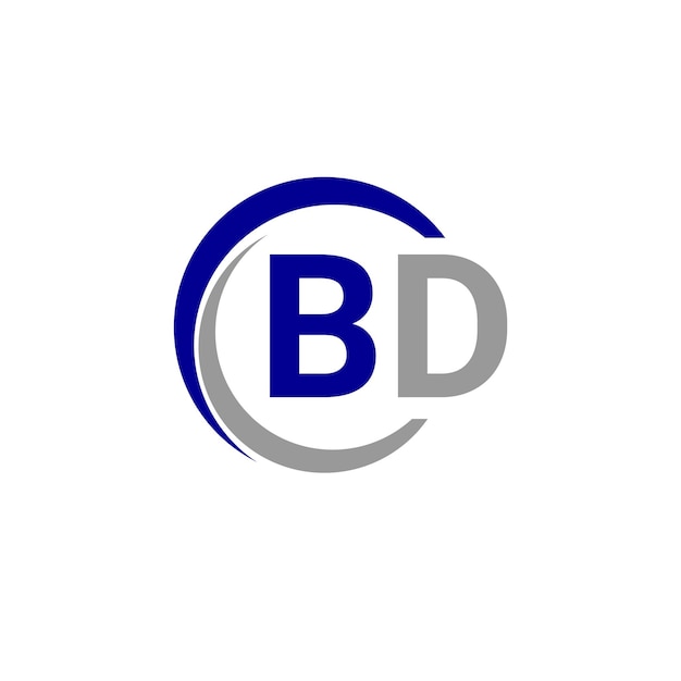 un logo blanc et bleu sur lequel est écrit b
