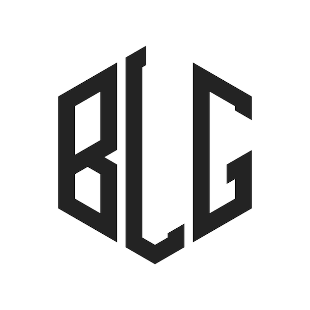 Le logo de BLG est conçu avec les initiales de la lettre BLG et le monogramme en forme d'hexagone.