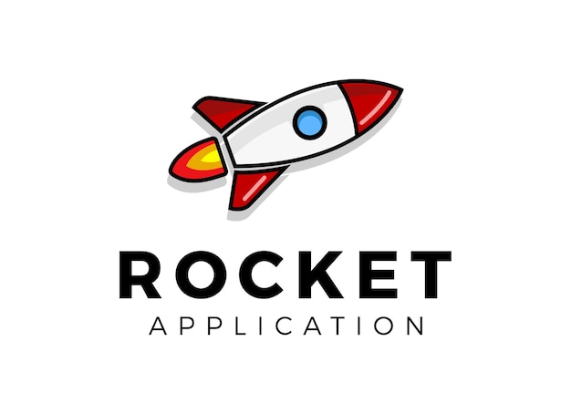 Logo Booster, Modèle De Conceptions De Logo Rocket Advance.