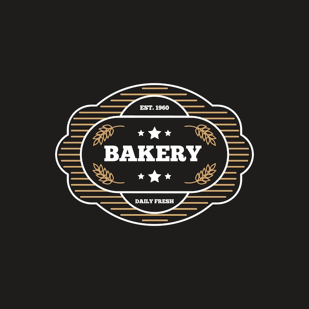 Logo De Boulangerie Rétro