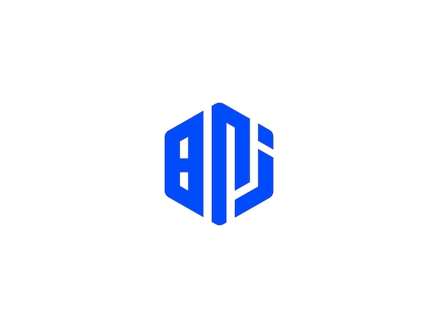 Vecteur le logo de bpi est un polygone en forme de polygone.