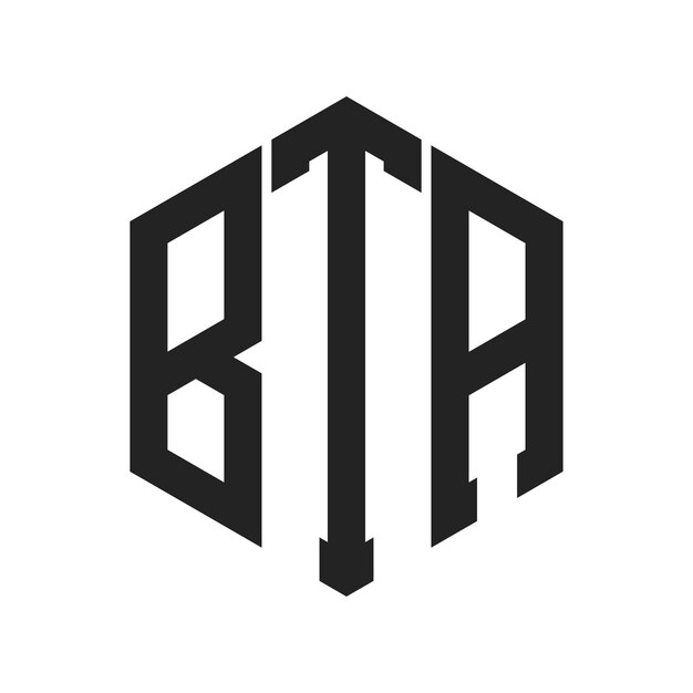 Le logo de la BTA est constitué d'une lettre initiale, d'un monogramme et d'une forme hexagonale.