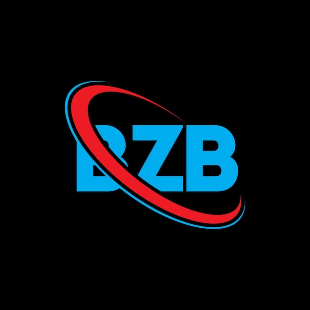 Logo Bzb Lettre Bzb Initiales Logo Bzb Lié à Un Cercle Et Un Monogramme En Majuscules Logo Typographie Bzb Pour Les Entreprises Technologiques Et La Marque Immobilière