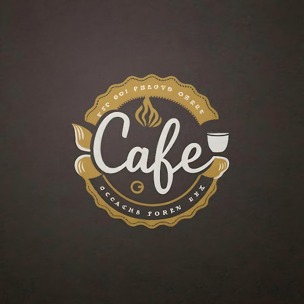 Logo De Café 3d