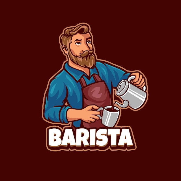 Logo De Café Barista