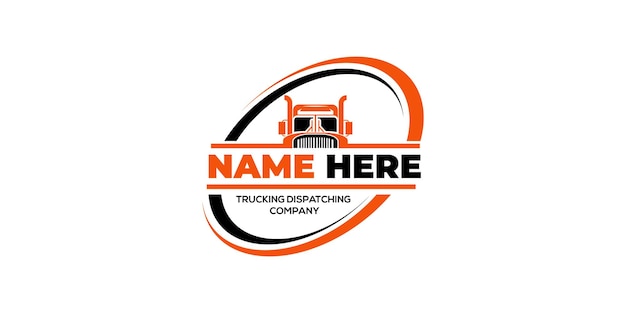 Vecteur logo de camionnage unique