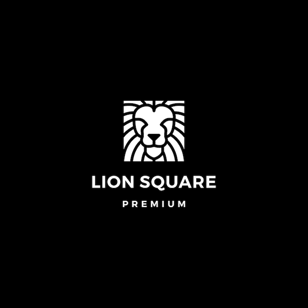 Logo Carré Lion