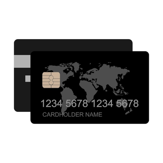 Vecteur logo de la carte de crédit
