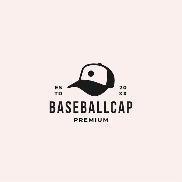 Vecteur logo de casquette de baseball