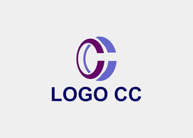 Logo Cc Cercle Nom De L'entreprise