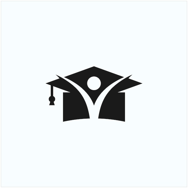 Logo De Chapeau De Toge D'éducation