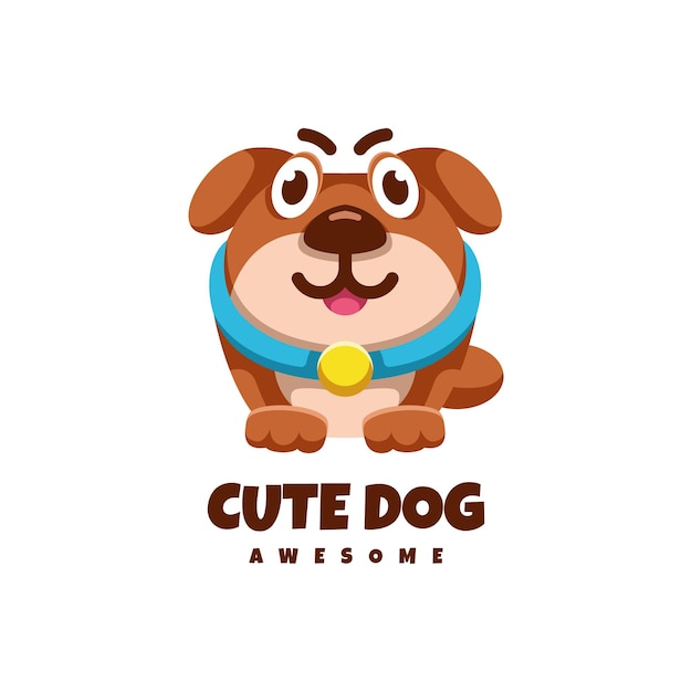 Logo De Chien Mignon