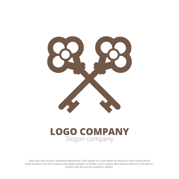 Logo clé de l'entreprise