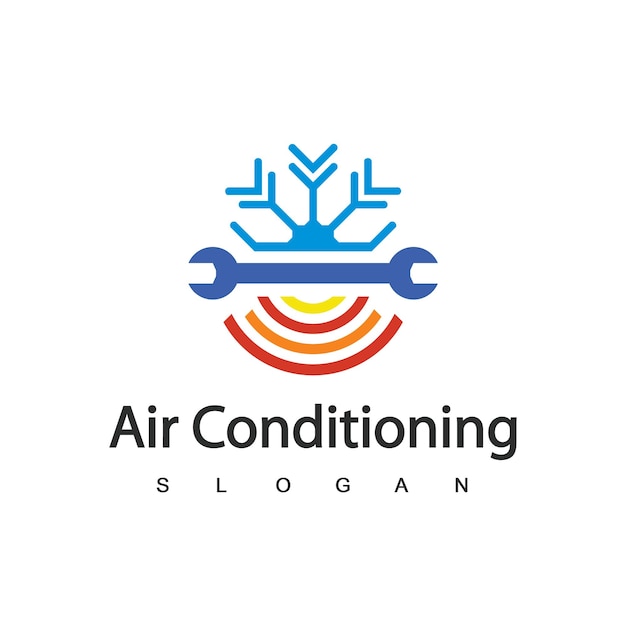 Logo De Climatisation Concept De Logo Hvac