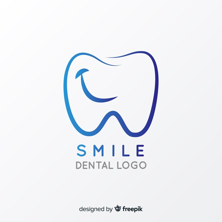 Vecteur logo de clinique dentaire dégradé