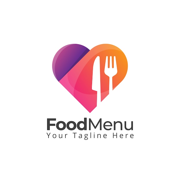 Logo coeur amour alimentaire