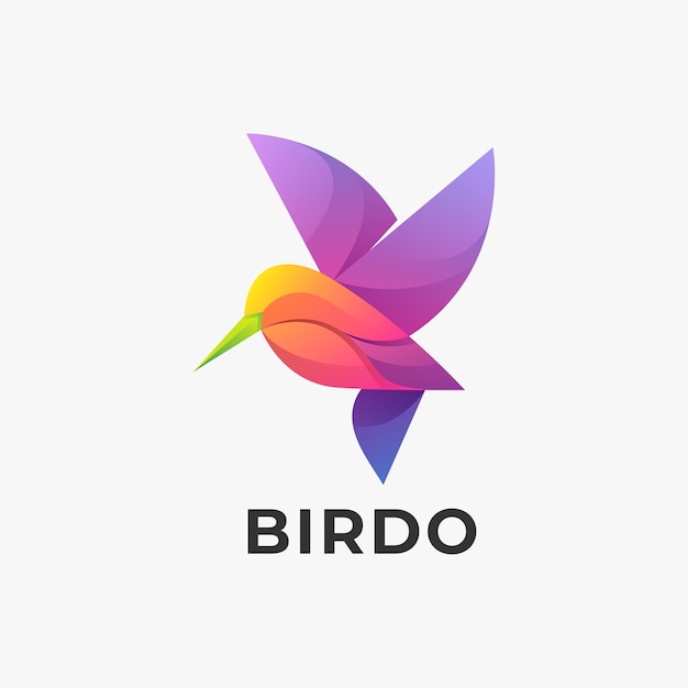 Logo coloré Birdo