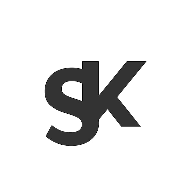 Logo combiné lettre SK