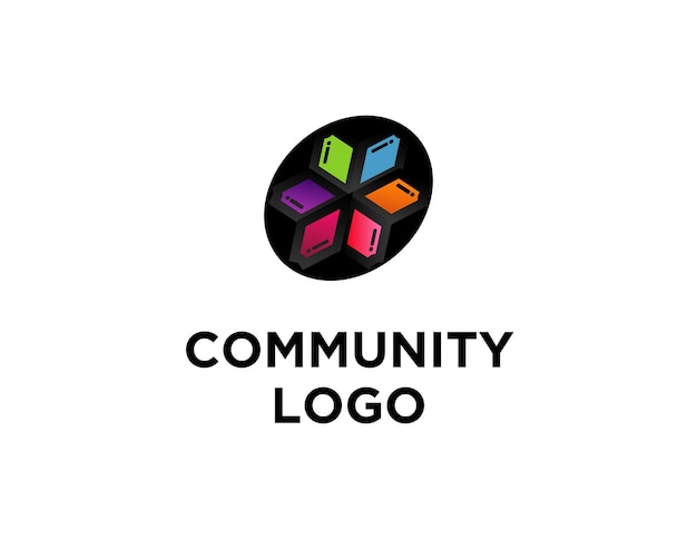 Vecteur logo de la communauté