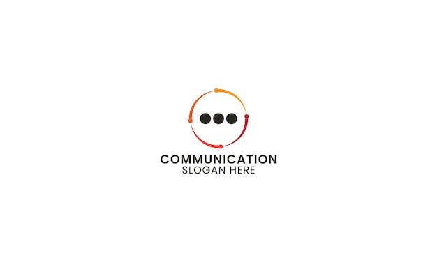 Vecteur le logo de la communication vectorielle moderne de creativr