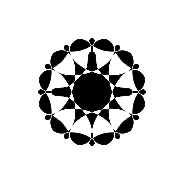 Logo De Conception De Mandala De Luxe