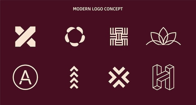 Logo conceptuel moderne