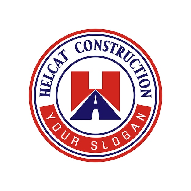 Logo de construction Illustration graphique vectoriel de construction de réparation de maison et de construction