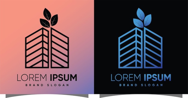 Logo De Construction Avec Un Style Moderne Créatif Vecteur Premium