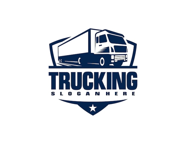 Logo de contour de camionnage