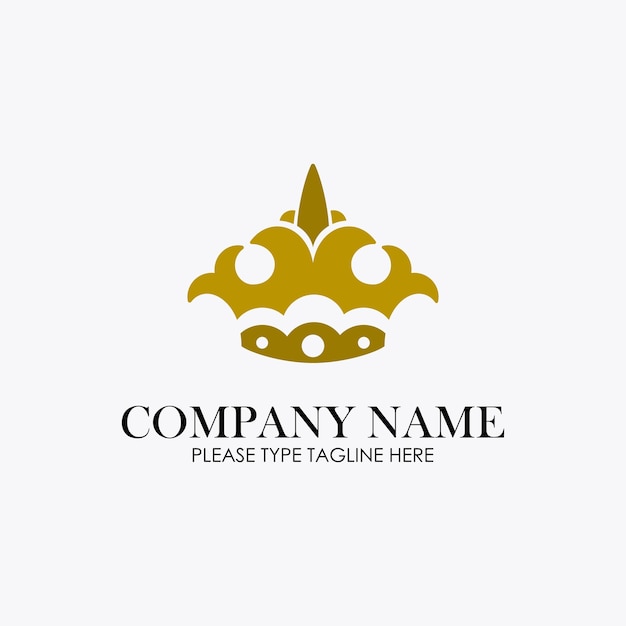 logo de la couronne pour une entreprise de bijoux