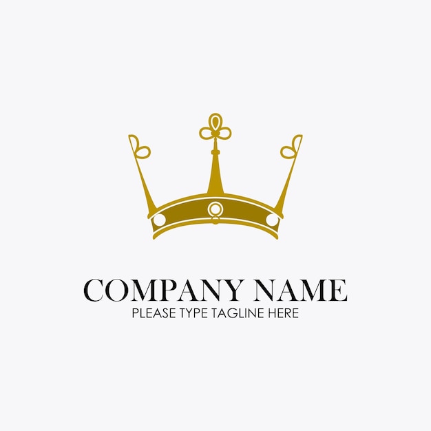 Logo De La Couronne Pour Une Entreprise De Bijoux