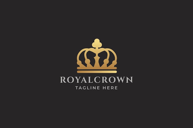 Vecteur le logo de la couronne royale