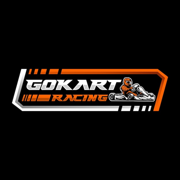 Le Logo De La Course De Gokart