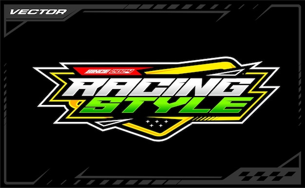 logo de course pour maillot et maillot vectoriel complet modifiable