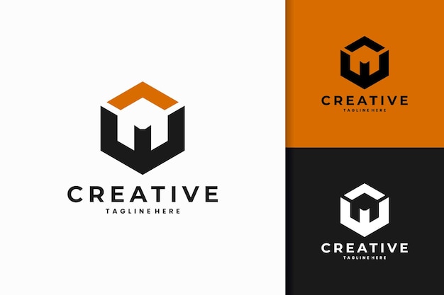 Logo Créatif Avec Un Cube Et La Lettre W