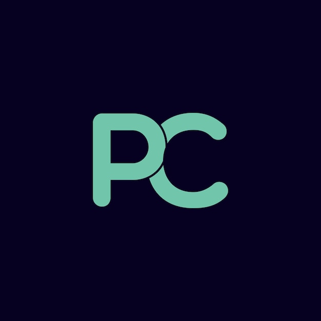 Le logo créatif du PC et la conception des icônes