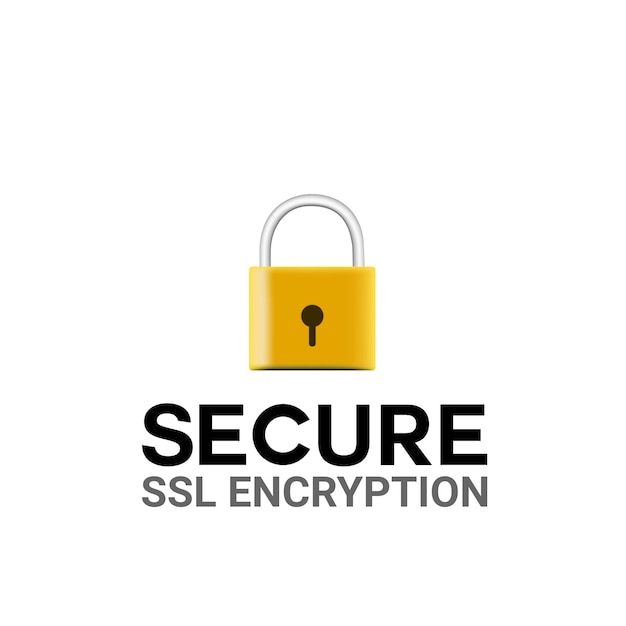 Logo De Cryptage Ssl Sécurisé, Illustration Vectorielle D'icône De Connexion Sécurisée, Icône De Certificat Ssl