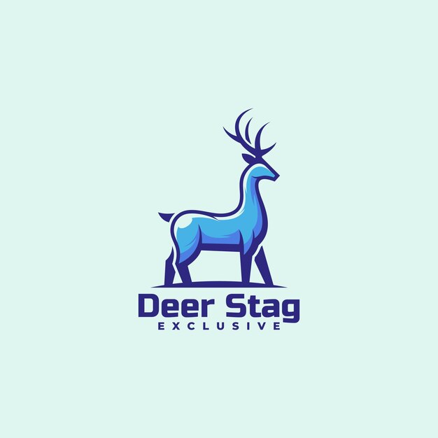 Logo Deer Simple