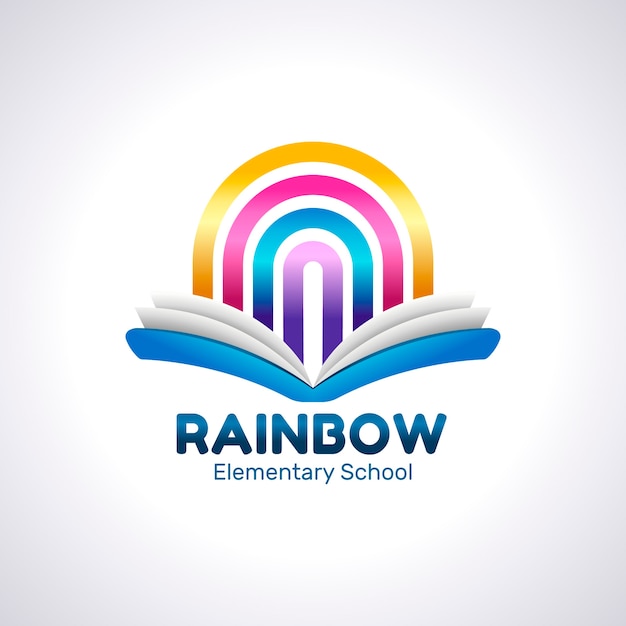 Logo dégradé de l'école primaire