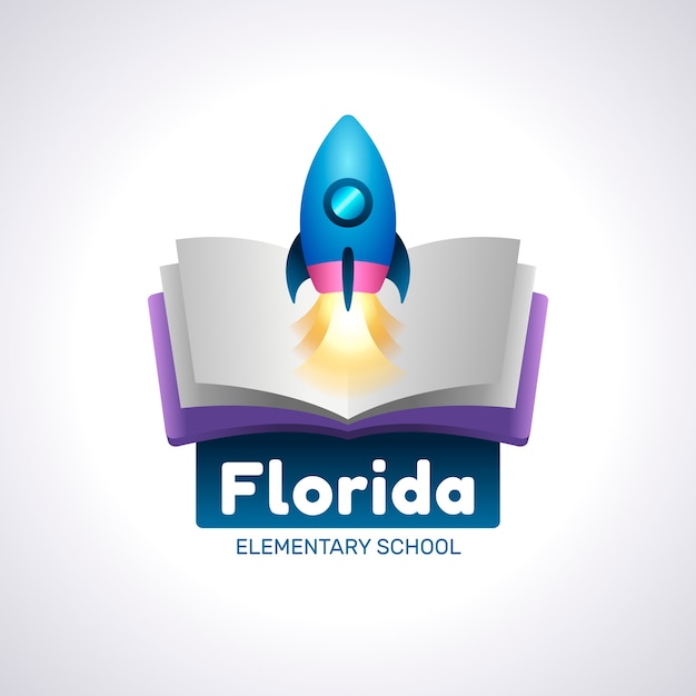 Logo dégradé de l'école primaire