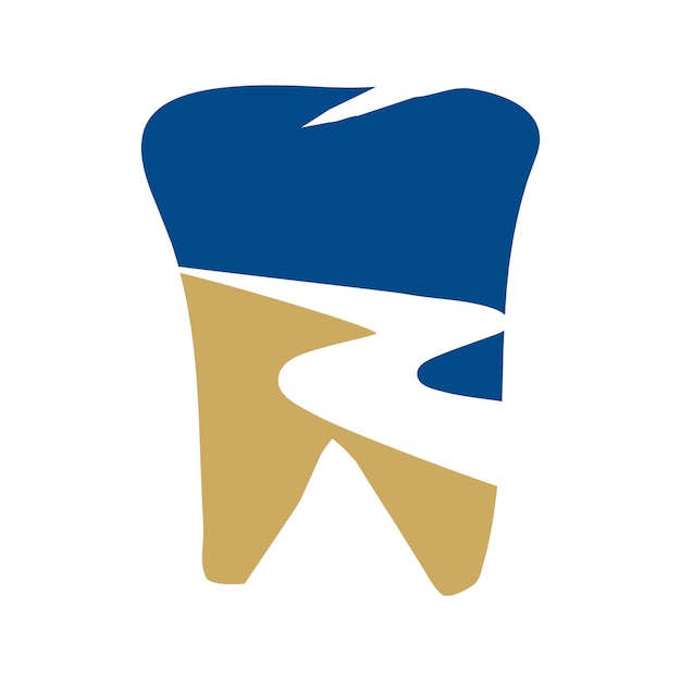 Vecteur logo dentaire illustration du design du dentiste de la famille