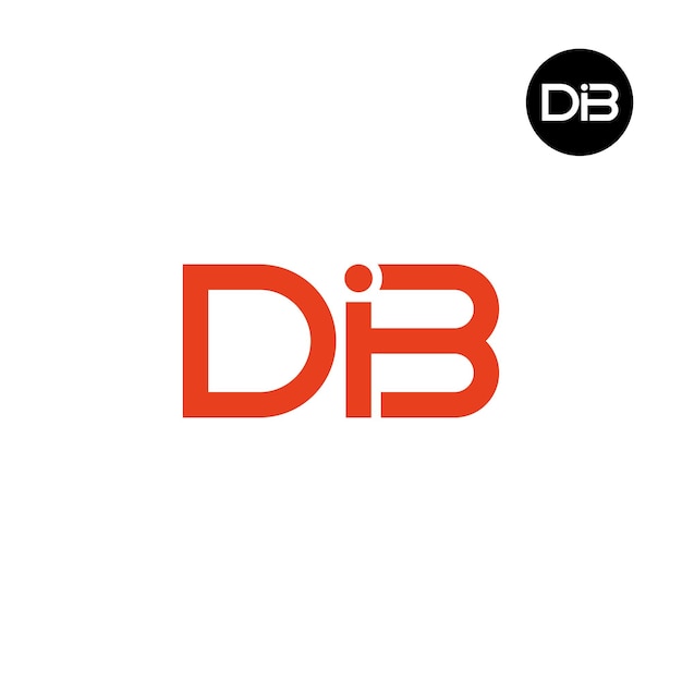 Le logo de la DIB est un monogramme de lettres.