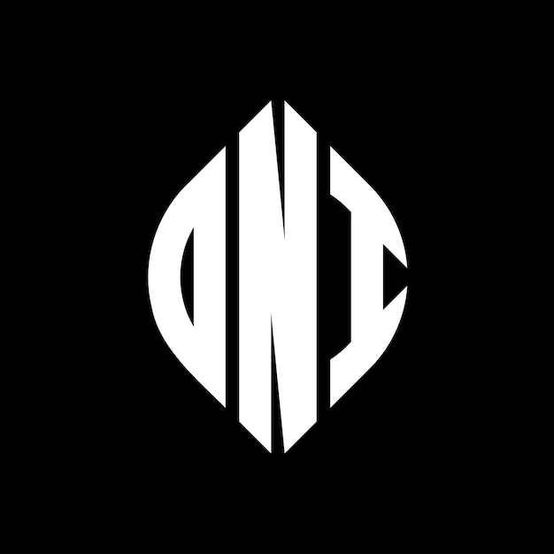 Le logo de la DNI est constitué d'une lettre circulaire en forme de cercle et d'ellipse, des lettres ellipses en forme de cercle et d'ellipse, des lettres DNI en forme de style typographique, des trois initiales qui forment un logo circulaire, un emblème circulaire, un monogramme abstrait, une lettre, une marque et un vecteur.
