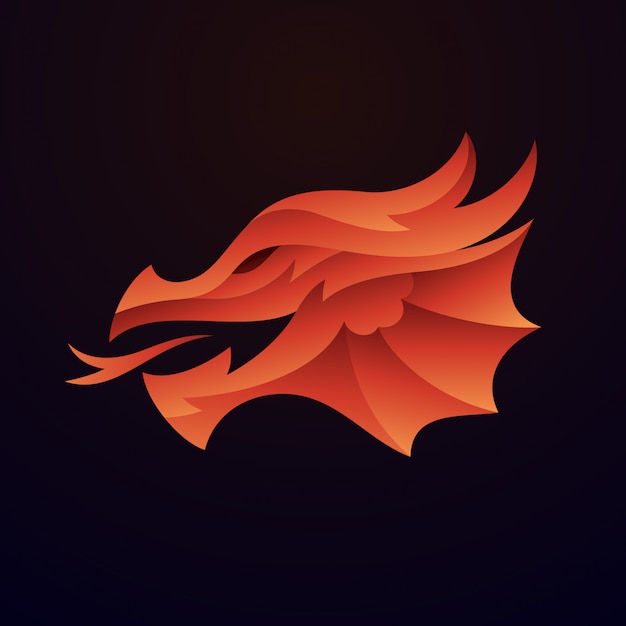 Vecteur logo dragon