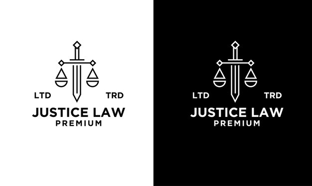 Logo De Droit De La Justice Premium