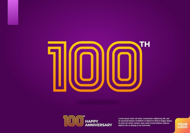 Logo Du 100e Anniversaire