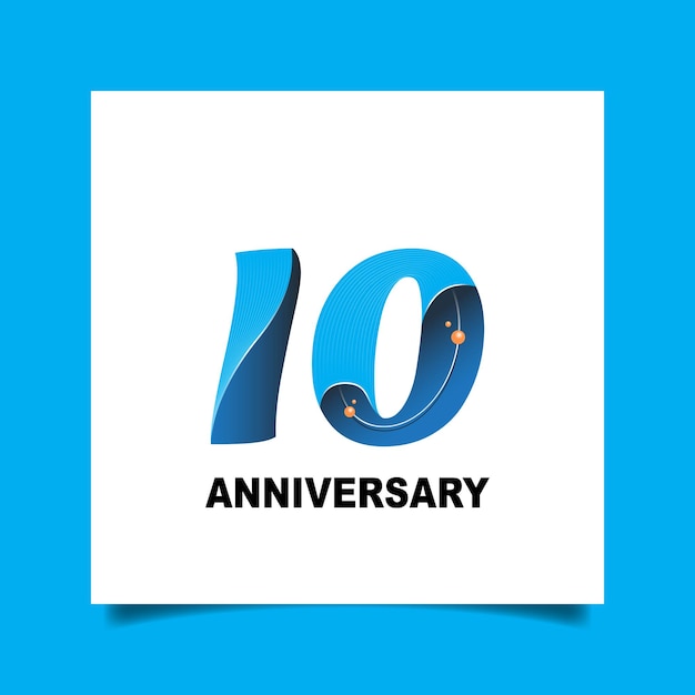 Logo Du 10e Anniversaire